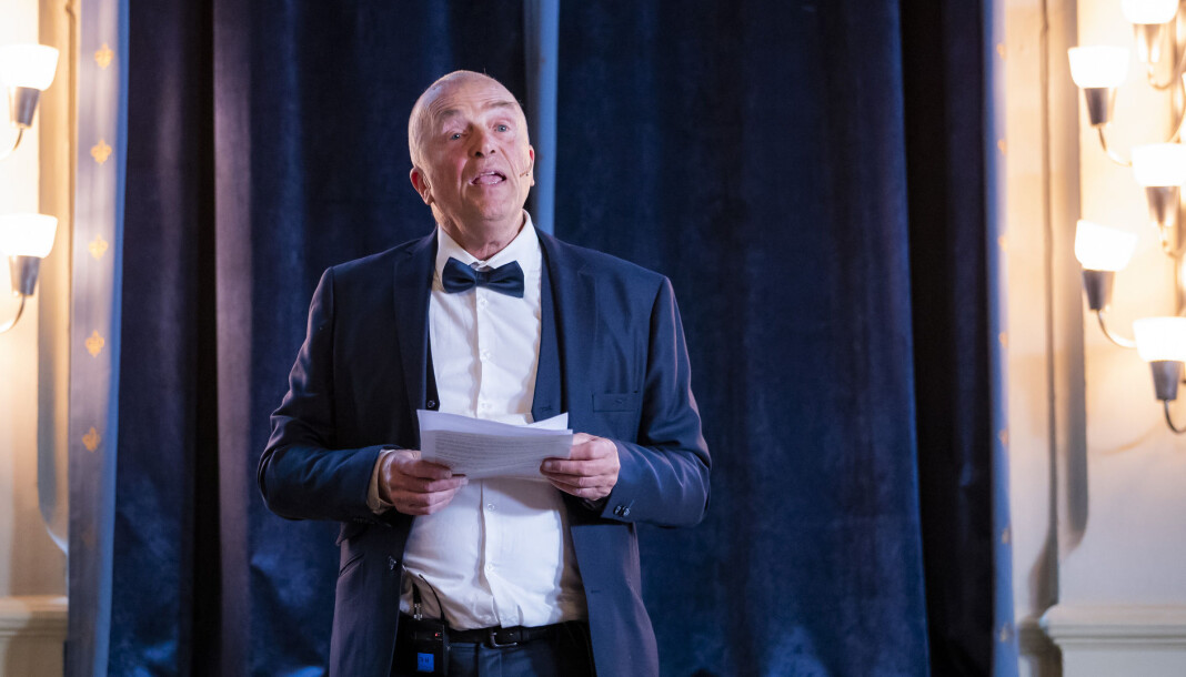 Hans Rustad, her fra Steve Bannon-foredraget i Oslo tidligere i år. Foto: Håkon Mosvold Larsen / NTB Scanpix Hans Rustad, her fra Steve Bannon-foredraget i Oslo tidligere i år. Foto: Håkon Mosvold Larsen / NTB Scanpix