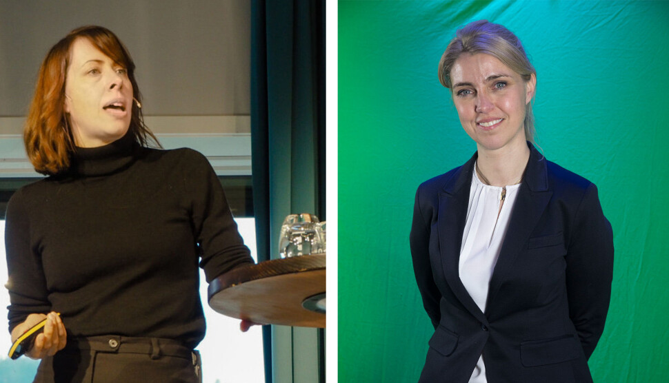 Morgenbladets Anna B. Jenssen og Dagbladets Alexandra Beverfjord kan stikke av med ti prosent av pressestøttepotten. Foto: Roger Aarli-Grøndalen og Scanpix Morgenbladets Anna B. Jenssen og Dagbladets Alexandra Beverfjord kan stikke av med ti prosent av pressestøttepotten. Foto: Roger Aarli-Grøndalen og Scanpix