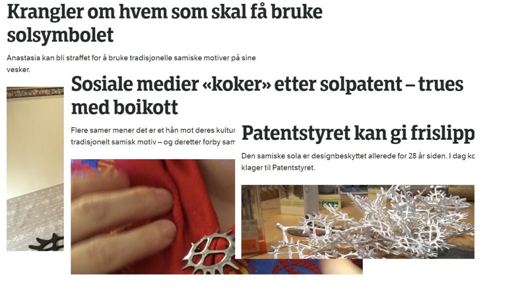 Disse nettartiklene har blitt fjernet fra nrk.no, én måned etter publisering. Foto: Faksimile/montasje Disse nettartiklene har blitt fjernet fra nrk.no, én måned etter publisering. Foto: Faksimile/montasje