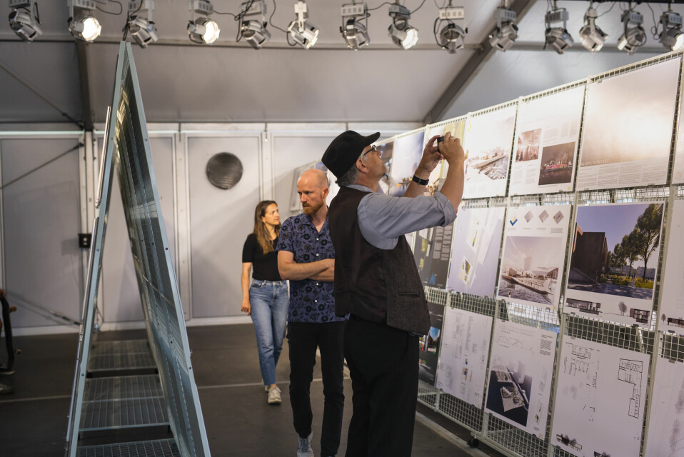 Visningssenteret for Fotografihuset åpnet onsdag, og står åpent fem dager i uka i sommer. Foto: Kristine Lindebø