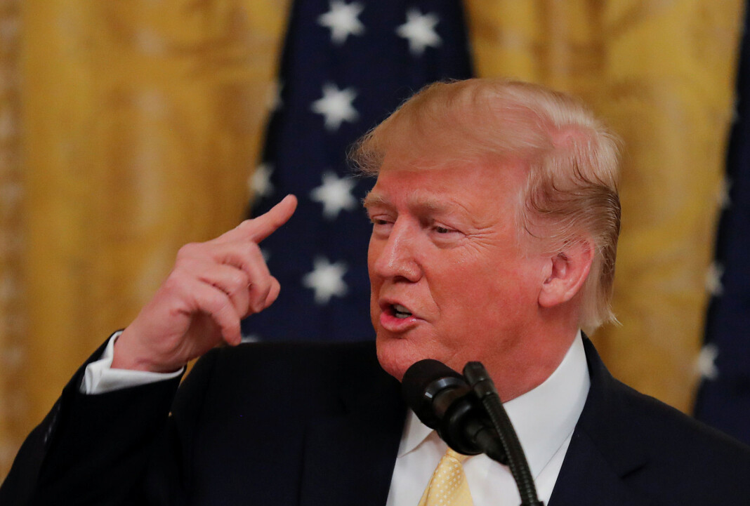 President Donald Trump under det han har kalt «Presidential Social Media Summit» i Det hvite hus. Foto: Reuters / NTB scanpix President Donald Trump under det han har kalt «Presidential Social Media Summit» i Det hvite hus. Foto: Reuters / NTB scanpix