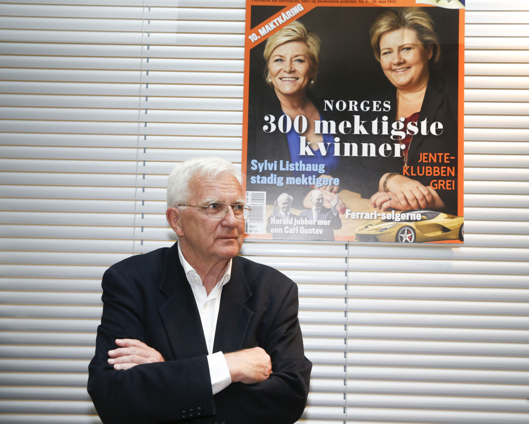 Den samlede medievirksomheten til Trygve Hegnar går i pluss, selv om underskuddet øker i Hegnar Media. Foto: Terje Pedersen / NTB scanpix Den samlede medievirksomheten til Trygve Hegnar går i pluss, selv om underskuddet øker i Hegnar Media. Foto: Terje Pedersen / NTB scanpix