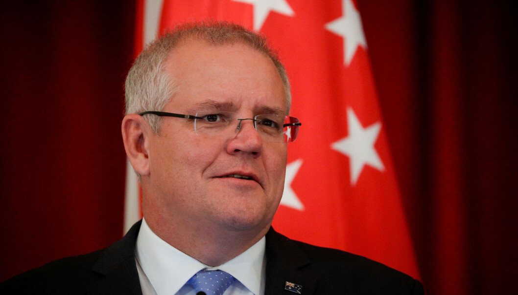 Australias statsminister Scott Morrison uttalte under G7-toppmøtet i Frankrike at tiltaket trengs for å kontre det digitale elementet i terrorangrep. Foto: Reuters / NTB scanpix Australias statsminister Scott Morrison uttalte under G7-toppmøtet i Frankrike at tiltaket trengs for å kontre det digitale elementet i terrorangrep. Foto: Reuters / NTB scanpix