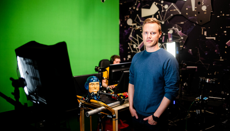 Espen Skagen er prosjektleder for NRK P3 Gaming i Trondheim. Foto: Eskil Wie Furunes