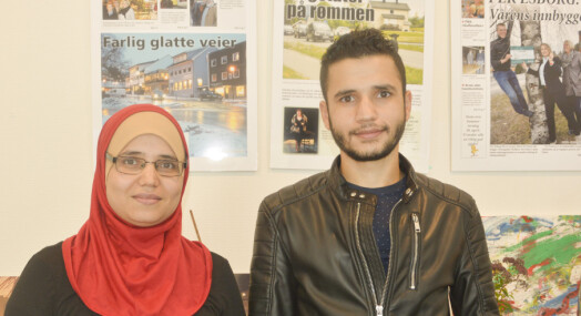 Drangedalsposten med «integreging i praksis»: Aisha og Najm skal lage saker på arabisk og norsk Drangedalsposten med «integreging i praksis»: Aisha og Najm skal lage saker på arabisk og norsk