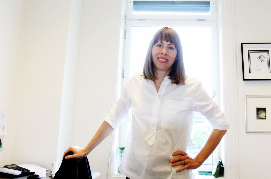 Morgenbladets sjefredaktør Anna B. Jenssen har tilbudt de ansatte sluttpakke. Avisa må spare til sammen 8 millioner kroner. Arkivfoto: Martin Huseby Jensen Morgenbladets sjefredaktør Anna B. Jenssen har tilbudt de ansatte sluttpakke. Avisa må spare til sammen 8 millioner kroner. Arkivfoto: Martin Huseby Jensen