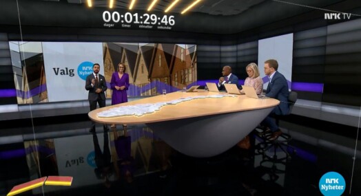 472.000 fulgte hvert minutt av valgsendingene på NRK1 472.000 fulgte hvert minutt av valgsendingene på NRK1