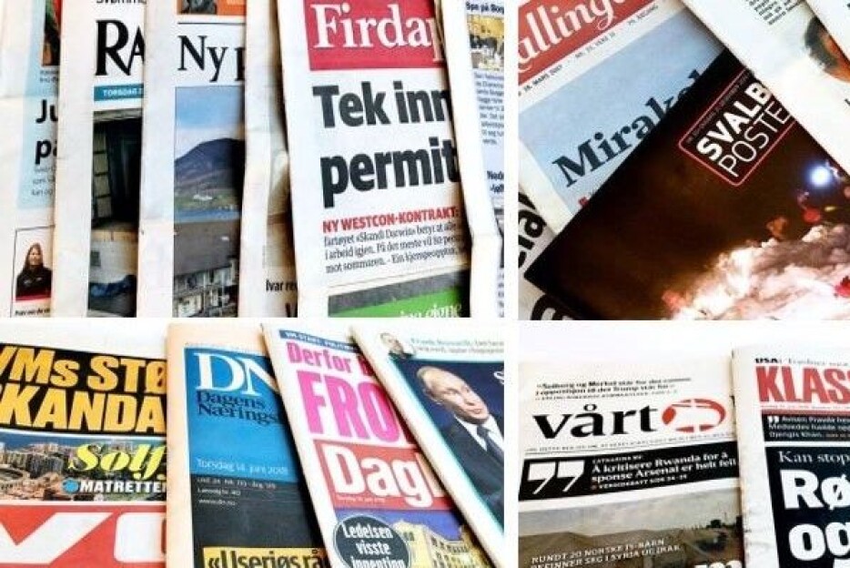 – Stabilt inntektsnivå i norske aviser for første gang siden 2011