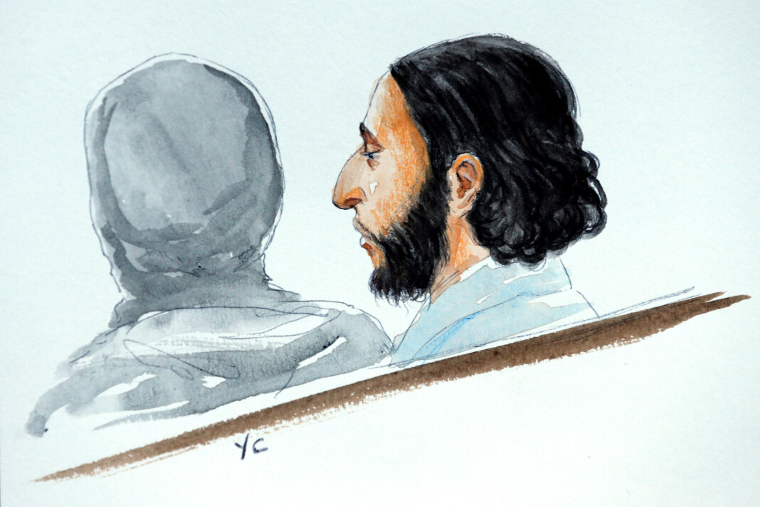 Vibeke Knoop Rachline har fordypet seg i Salah Abdeslam, som var den eneste overlevende terroristen etter terroren i Paris i november 2015. Her er han tegnet i retten etter arrestasjonen. Illustrasjon: Yves Capelle / Reuters / NTB scanpix Vibeke Knoop Rachline har fordypet seg i Salah Abdeslam, som var den eneste overlevende terroristen etter terroren i Paris i november 2015. Her er han tegnet i retten etter arrestasjonen. Illustrasjon: Yves Capelle / Reuters / NTB scanpix