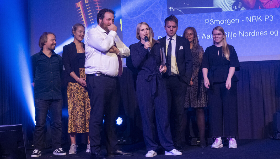 P3morgen fikk pris for Årets morgenflate og Årets radionavn. I desember er det slutt. Alle foto: Tor Erik Schrøder / Prix Radio P3morgen fikk pris for Årets morgenflate og Årets radionavn. I desember er det slutt. Alle foto: Tor Erik Schrøder / Prix Radio