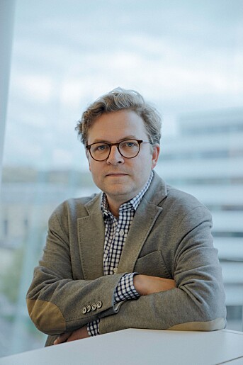 Espen Hauglid kritiserer ledelsen i Morgenbladet idet han forlater avisen. Foto: Camilla Alexandra Lie