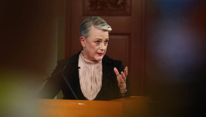 Leder av Nobelkomiteen, Berit Reiss-Andersen, offentliggjør fredag vinneren eller vinnerne av årets fredspris på Nobelinstituttet i Oslo. Arkivfoto: Terje Pedersen / NTB scanpix Leder av Nobelkomiteen, Berit Reiss-Andersen, offentliggjør fredag vinneren eller vinnerne av årets fredspris på Nobelinstituttet i Oslo. Arkivfoto: Terje Pedersen / NTB scanpix