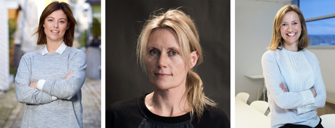 Sarah C.J. Willand, Guri Jortveit og Siv Juvik Tveitnes er årets finalister i kåringen av Årets kvinnelige medielederFoto: TV 2 / Amedia / Schibsted Sarah C.J. Willand, Guri Jortveit og Siv Juvik Tveitnes er årets finalister i kåringen av Årets kvinnelige medielederFoto: TV 2 / Amedia / Schibsted