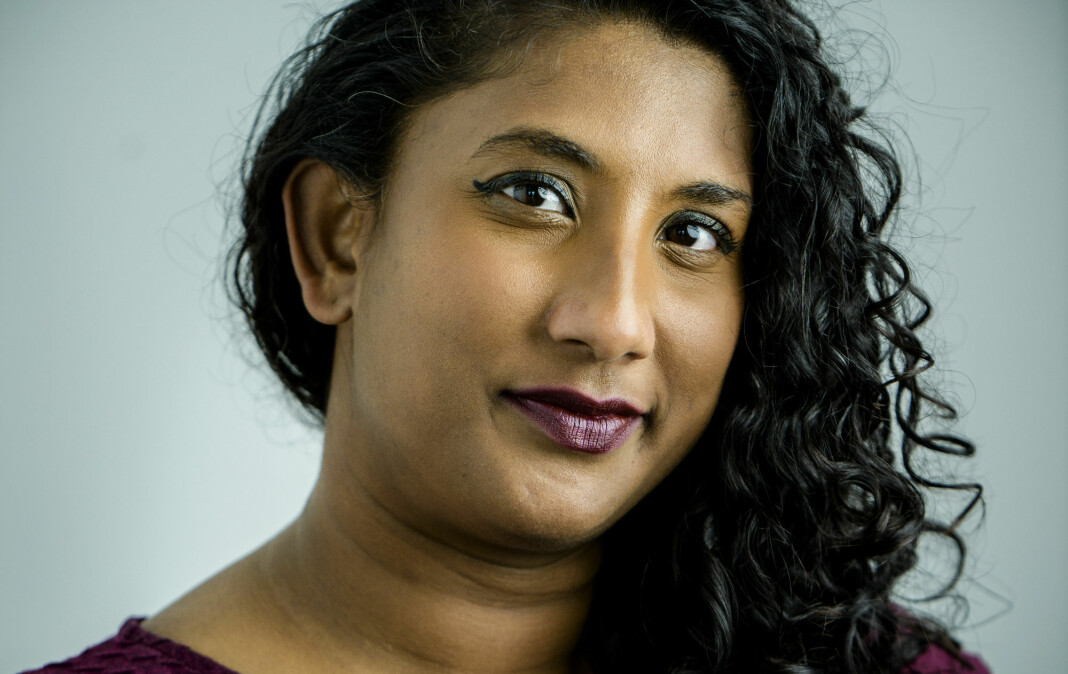 Jathushiga Bridget Raja er nyvalgt leder i Oslo Journalistlag (OJ) og journalist i Fontene. Foto: Erlend Angelo