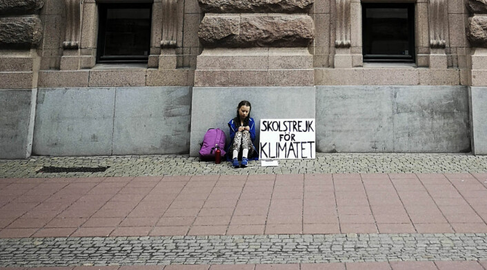 Fotograferte skolestreikens ensomme førstedag. Et år senere har bildet gått viralt