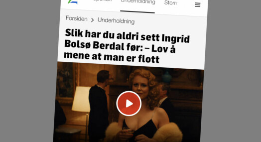 Tapetserte Ingrid Bolsø Berdals lanseringsintervju med nakenbilder fra en annen serie. Nå er de fjernet