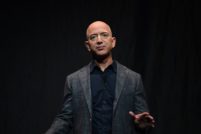 Amazon tok ikke godt imot James Bloodworths bok. Her selskapets direktør Jeff Bezos, som er en av verdenes rikeste menn. Foto: Clodagh Kilcoyne / Reuters / NTB scanpix Amazon tok ikke godt imot James Bloodworths bok. Her selskapets direktør Jeff Bezos, som er en av verdenes rikeste menn. Foto: Clodagh Kilcoyne / Reuters / NTB scanpix