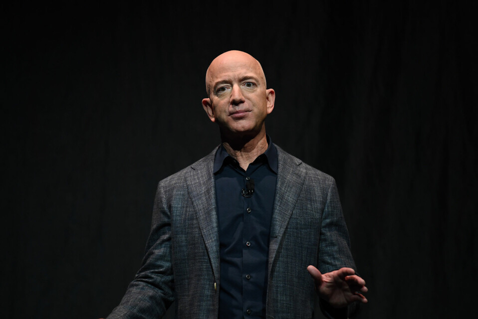 Amazon tok ikke godt imot James Bloodworths bok. Her selskapets direktør Jeff Bezos, som er en av verdenes rikeste menn. Foto: Clodagh Kilcoyne / Reuters / NTB scanpix