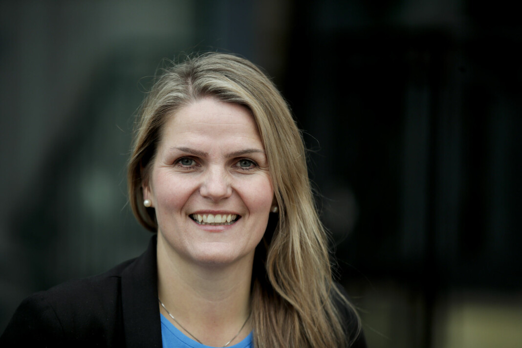 NRKs språksjef Karoline Riise Kristiansen er fornøyd med at NRK har innfridd nynorskkravet.