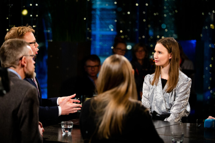 Espen Aas stiller kritiske spørsmål til varsler Sunniva Andreassen under Dagsnytt 18. Espen Aas stiller kritiske spørsmål til varsler Sunniva Andreassen under Dagsnytt 18.