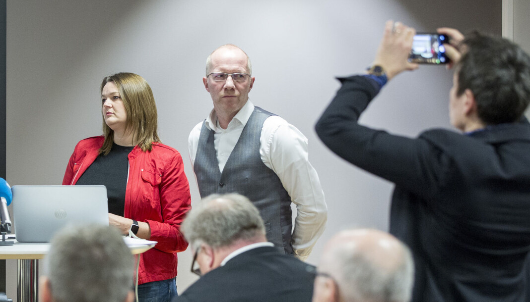 Norsk Journalistlag og Norsk Redaktørforening, her ved NJ-leder Hege Iren Frantzen og NR-generalsekretær Arne Jensen, går inn som medarrangører av Medieundersøkelsen 2020. Norsk Journalistlag og Norsk Redaktørforening, her ved NJ-leder Hege Iren Frantzen og NR-generalsekretær Arne Jensen, går inn som medarrangører av Medieundersøkelsen 2020.