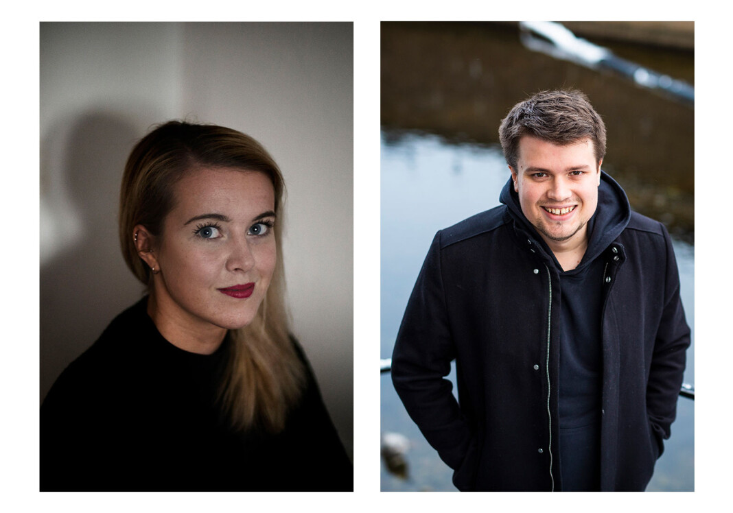 Cicilie S. Andersen og Eskil Wie Furunes får fast jobb som fotojournalister i NRK Nyheter. Foto: Mads Høbye og Kristine Lindebø Cicilie S. Andersen og Eskil Wie Furunes får fast jobb som fotojournalister i NRK Nyheter. Foto: Mads Høbye og Kristine Lindebø