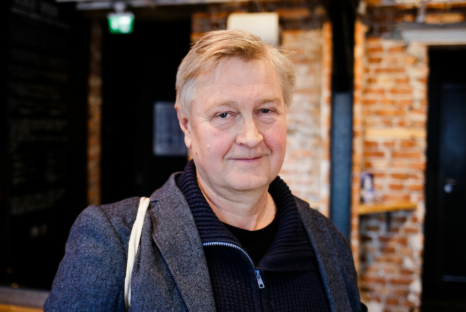 Nett.no-redaktør Kjetil Haanes, her fotografert etter møtet i 2019 der avisa fikk avslag første gang.