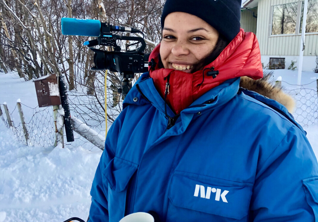 Mariam Eltervåg Cissé er journalist i NRK Finnmark, og hadde sin flaueste opplevelse tre uker etter at hun begynte. Mariam Eltervåg Cissé er journalist i NRK Finnmark, og hadde sin flaueste opplevelse tre uker etter at hun begynte.