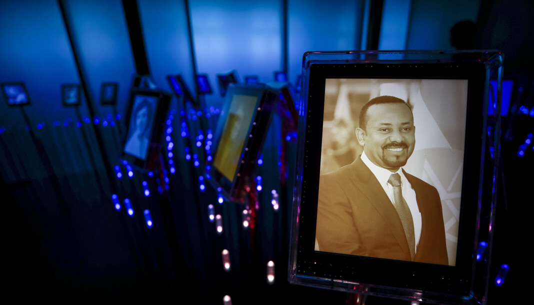 Etiopias statsminister Abiy Ahmed vil ikke møte pressen når han kommer til Oslo neste uke for å motta Nobels fredspris. Etiopias statsminister Abiy Ahmed vil ikke møte pressen når han kommer til Oslo neste uke for å motta Nobels fredspris.