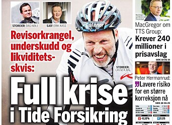 Finansavisen 19. november. Faksimile Finansavisen 19. november. Faksimile
