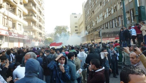 Tahrir-plassen 22. november 2011. Tahrir-plassen 22. november 2011.