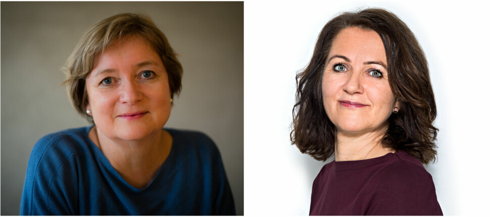 Hanna Relling Berg og Reidun K. Nybø i Norsk Redaktørforening