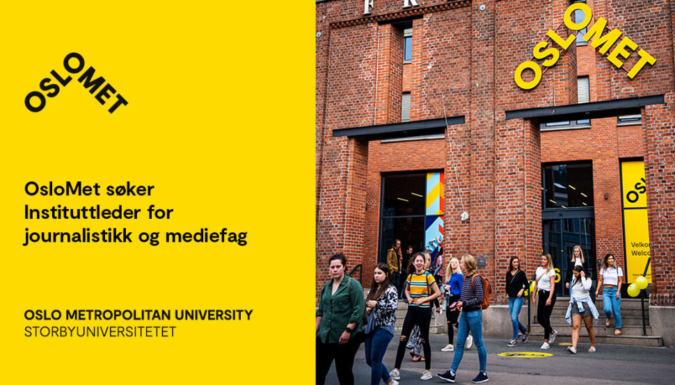 OsloMet søker etter instituttleder for journalistikk og mediefag