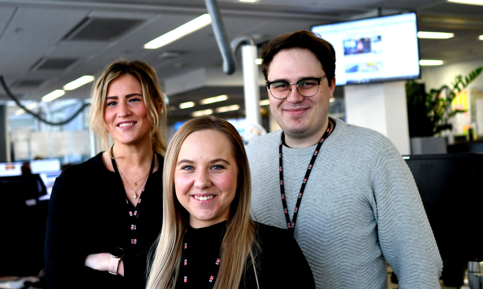 Amalie, Evelyn og Vetle har fått fast jobb i E24