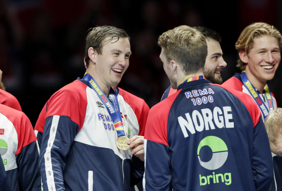 Sander Sagosen og William Aar med EM-bronsen. Det ble også gode seertall for EM. Sander Sagosen og William Aar med EM-bronsen. Det ble også gode seertall for EM.