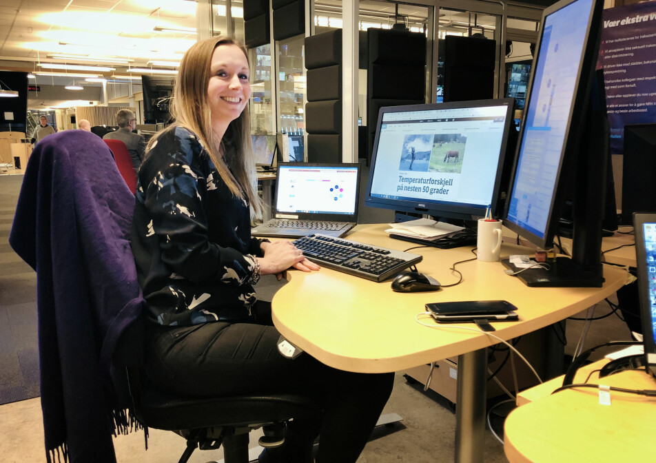 Kathrine Hammerstad er redaksjonssjef i NRK Direkte og ansvarlig for nyhetenes klimasatsing.