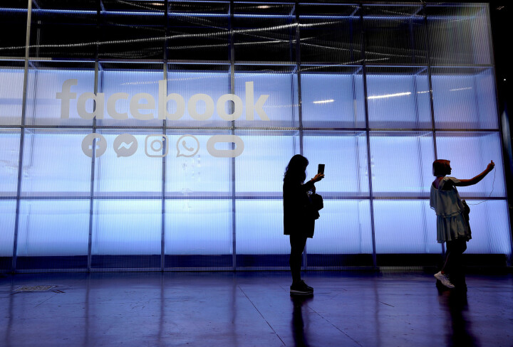 Et Facebook-skilt i San Jose i California. Et Facebook-skilt i San Jose i California.