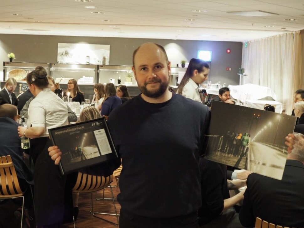 Vinner fotopris: Henrik Mundal Andreassen i Sunnhordland fikk journalistprisen i kategorien foto under Vinterkonferansen 2020. Vinner fotopris: Henrik Mundal Andreassen i Sunnhordland fikk journalistprisen i kategorien foto under Vinterkonferansen 2020.