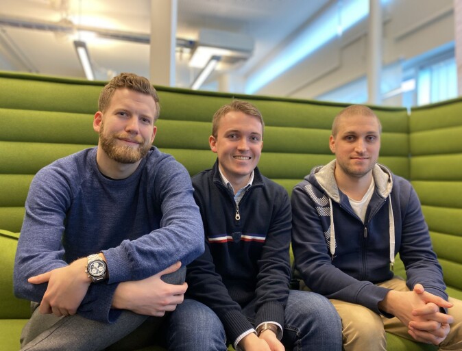 Henrik Østensen Heldahl, Sigurd Lein Hernes og Bendik Mørk Jørgensen. Henrik Østensen Heldahl, Sigurd Lein Hernes og Bendik Mørk Jørgensen.