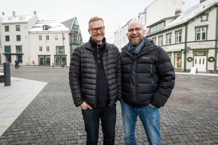 Morten I. Jensen (til høyre) og Lars Richard Olsen blir henholdvis ansvarlig redaktør og nyhetsredaktør i den nye avisen.