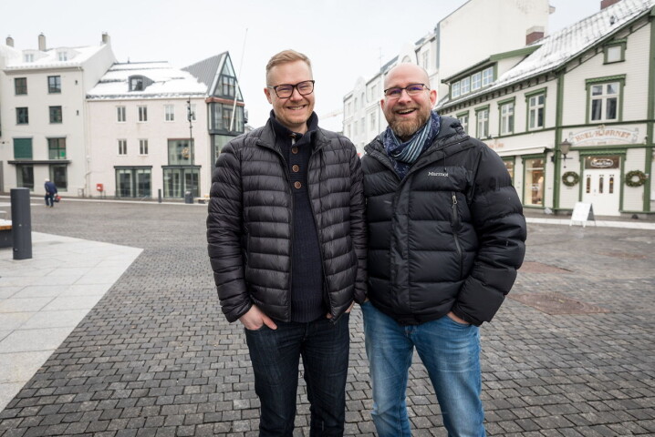 Morten I. Jensen (til høyre) og Lars Richard Olsen blir henholdvis ansvarlig redaktør og nyhetsredaktør i den nye avisen.