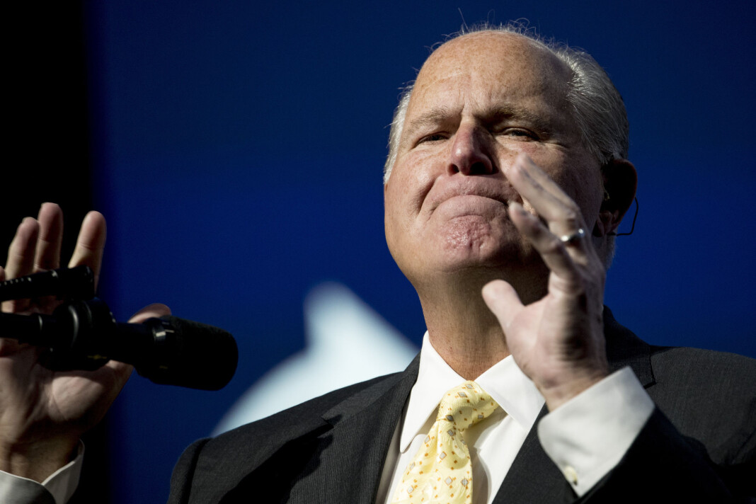 Mellom ukvemsordene og karakteristikkene hvor Rush Limbaugh har tråkket over streken, er det hans konservative budskap som har gjort ham til en radiosuksess. Mellom ukvemsordene og karakteristikkene hvor Rush Limbaugh har tråkket over streken, er det hans konservative budskap som har gjort ham til en radiosuksess.