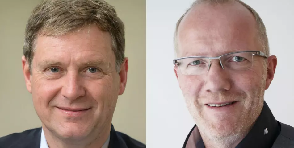 Ett av disse ansiktene tilhører redaktørforeningens Arne Jensen. Det andre er datagenerert.