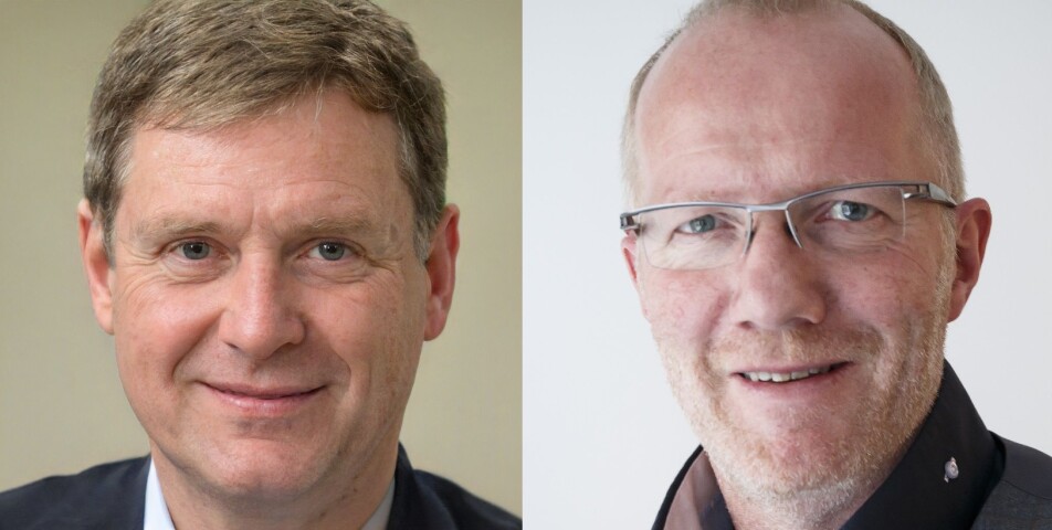 Ett av disse ansiktene tilhører redaktørforeningens Arne Jensen. Det andre er datagenerert. Ett av disse ansiktene tilhører redaktørforeningens Arne Jensen. Det andre er datagenerert.