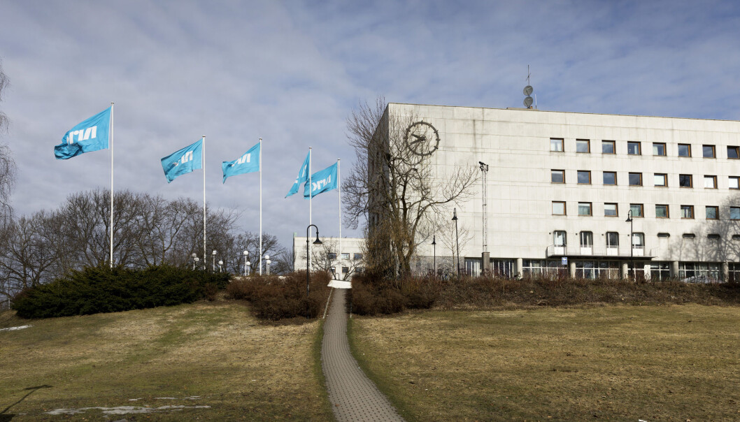NRK på Marienlyst i Oslo. NRK på Marienlyst i Oslo.