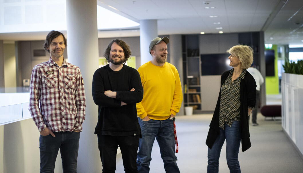 John Rasmussen, Bernt Jakob Oksnes, Torgeir Krokfjord og Siri Gedde-Dahl har avdekket hvordan fluorsmøring kan påvirke både folk og natur. John Rasmussen, Bernt Jakob Oksnes, Torgeir Krokfjord og Siri Gedde-Dahl har avdekket hvordan fluorsmøring kan påvirke både folk og natur.