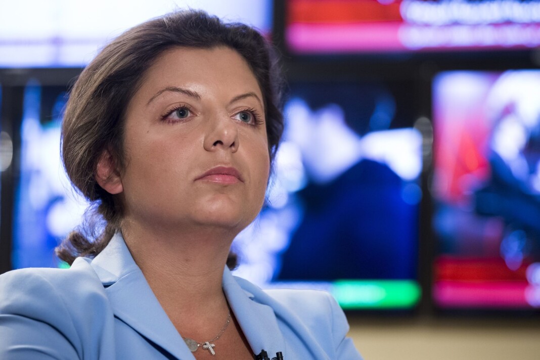 Margarita Simonjan er sjefredaktør i Rossija Segodnja, som eier nettavisen Sputnik. Margarita Simonjan er sjefredaktør i Rossija Segodnja, som eier nettavisen Sputnik.