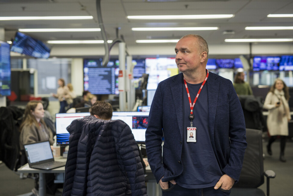 Breaking-sjef Robert Simsø har ansvaret for VGs arbeid med de oppdaterte koronatallene. Breaking-sjef Robert Simsø har ansvaret for VGs arbeid med de oppdaterte koronatallene.