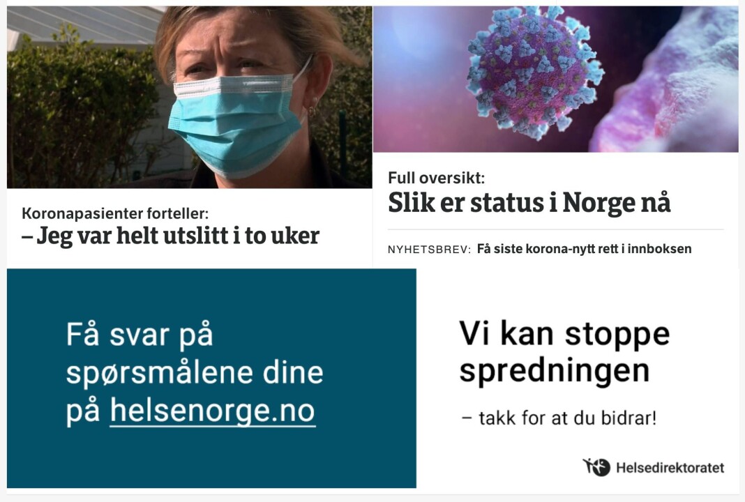 Denne informasjonsplakaten fra Helsedirektoratet er nå publisert på NRK.no. Denne informasjonsplakaten fra Helsedirektoratet er nå publisert på NRK.no.