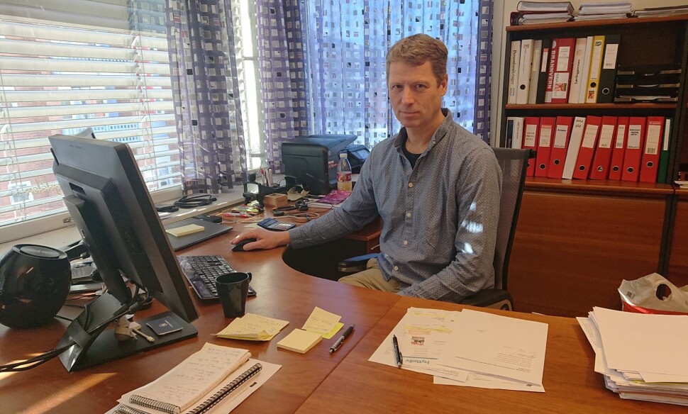 Ola Stave, administrerende direktør i Hallingdølen, lanserte i dag en ny app: Tipps. Ola Stave, administrerende direktør i Hallingdølen, lanserte i dag en ny app: Tipps.